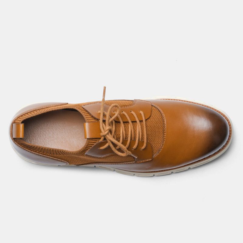 Atmungsaktives Mikrofasergewebe Für Herren Mit Weicher Sohle Spitzer Zehenpartie Business-casual-oxfords-schuhen