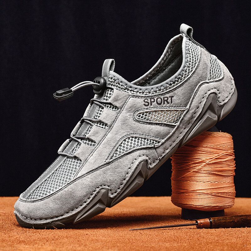 Herren-mesh-turnschuhe Atmungsaktive Rutschfeste Weiche Sport-freizeitschuhe