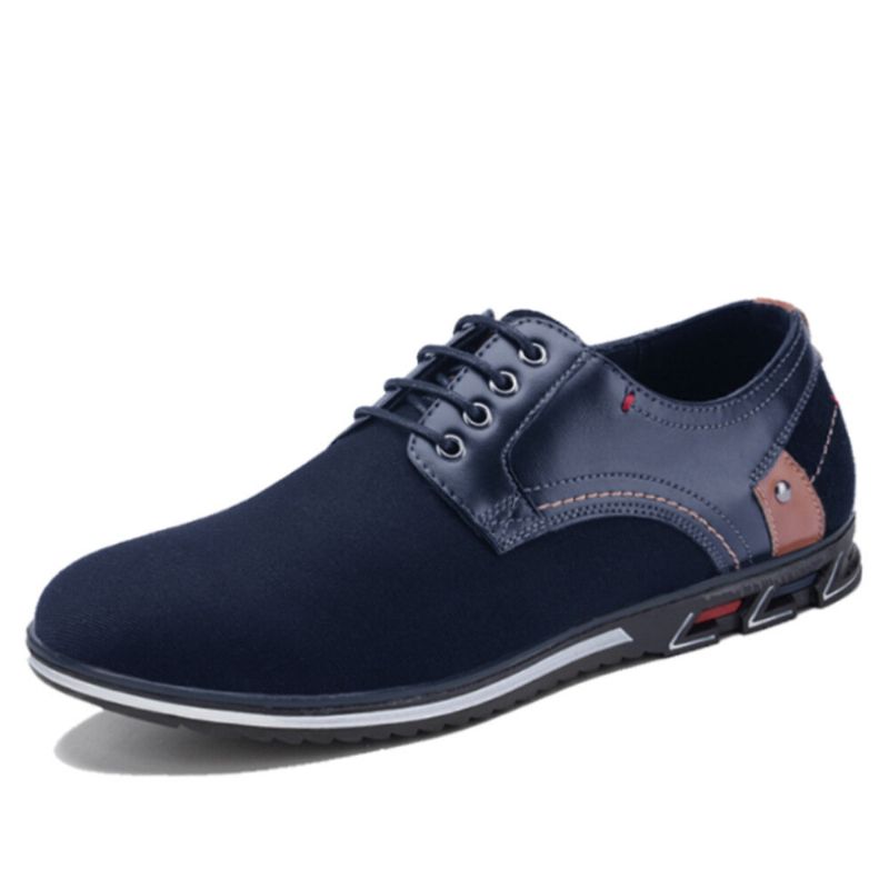 Herren Mikrofaser Leder Rutschfeste Business Casual Schuhe