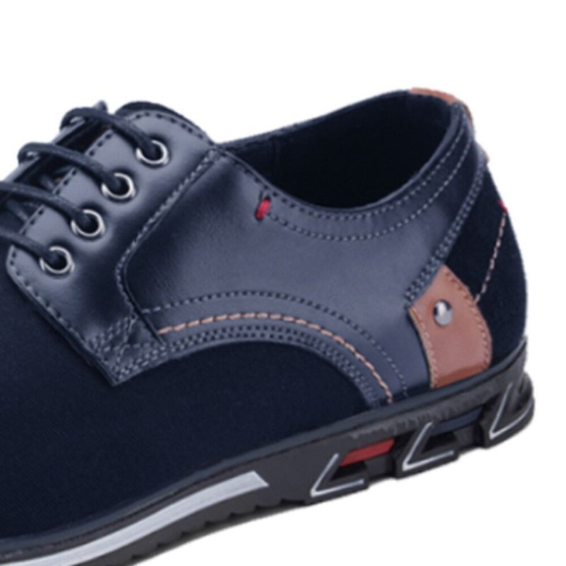 Herren Mikrofaser Leder Rutschfeste Business Casual Schuhe