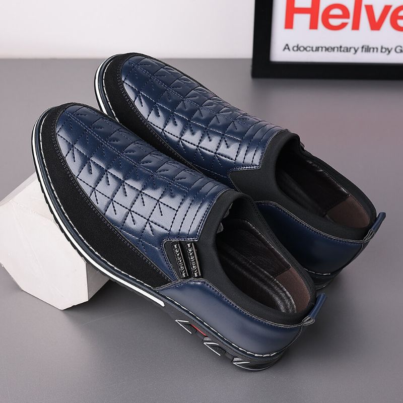 Herren Stitching Slip-resistant Slip-on Casual Business Schuhe