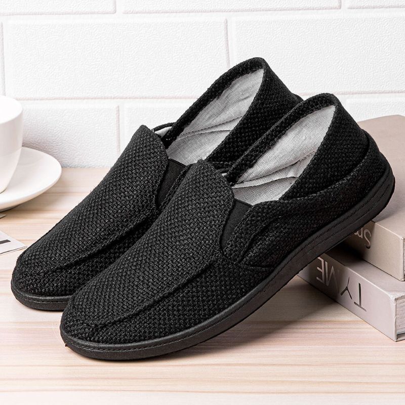 Herren Tragbare Slip-on-schuhe Mit Weicher Sohle Und Lässigem Fahren