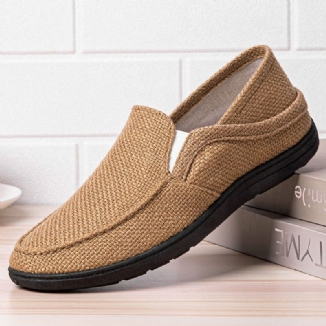 Herren Tragbare Slip-on-schuhe Mit Weicher Sohle Und Lässigem Fahren