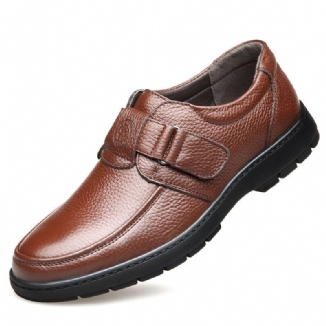 Klassische Herren-slip-on-business-schuhe Aus Weichem Rindsleder Mit Klettverschluss