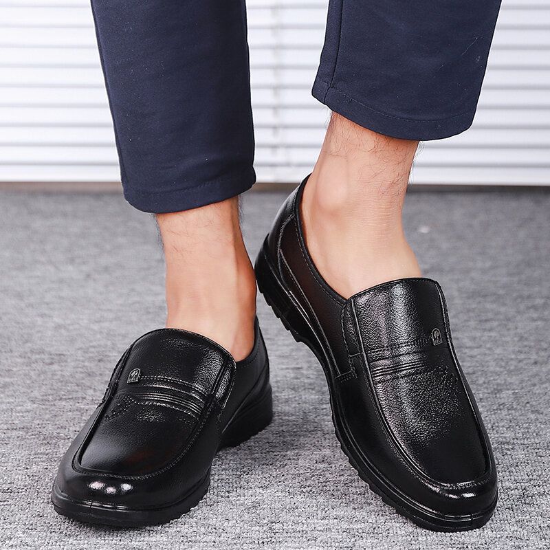 Rutschfeste Bequeme Slip-on-geschäfts-und Freizeitschuhe Für Herren