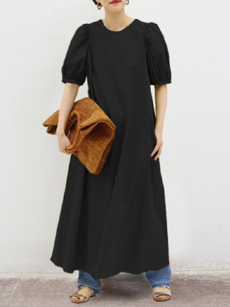 Festliches Maxikleid Mit Puffärmeln Für Damen