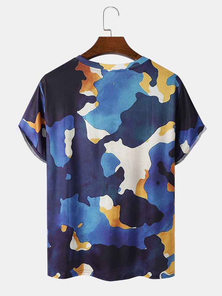 Herren Camo Hem Cuff Graceful Leisure Alle Abgestimmten T-shirts