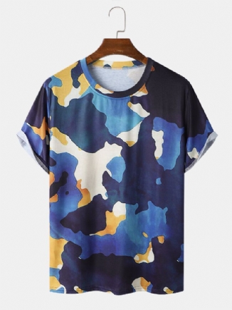 Herren Camo Hem Cuff Graceful Leisure Alle Abgestimmten T-shirts