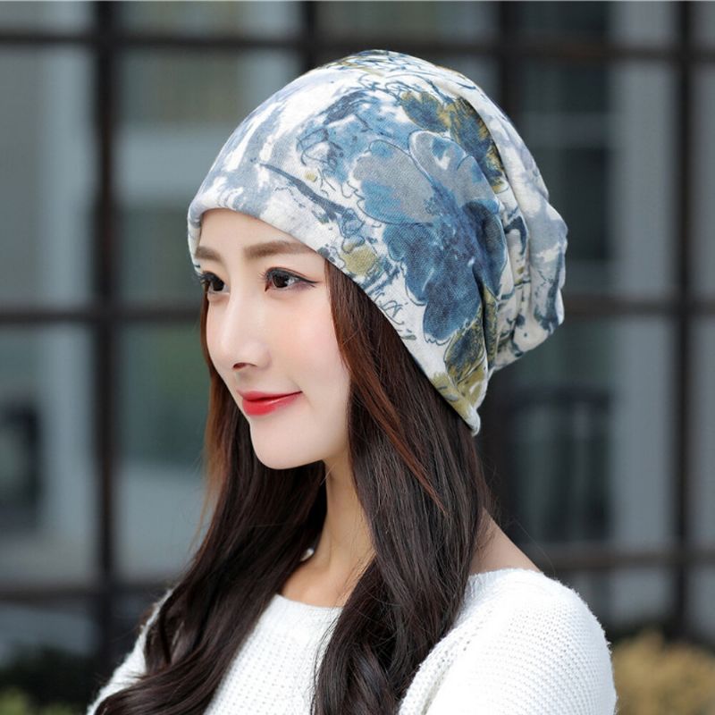 Atmungsaktive Chemo Cap Print Beanie Turban Outdoor Cap