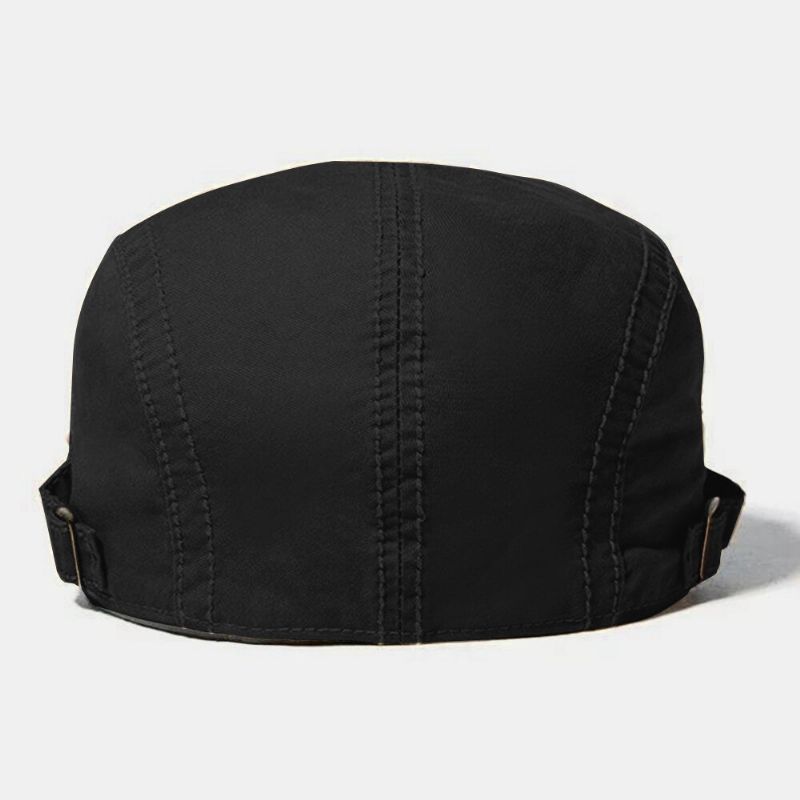 Collrown Herren Quaste Farblich Passend Ivy Cap Label Patch Lässige Wilde Verstellbare Baskenmützen Schiebermützen Sommer Ballonmütze