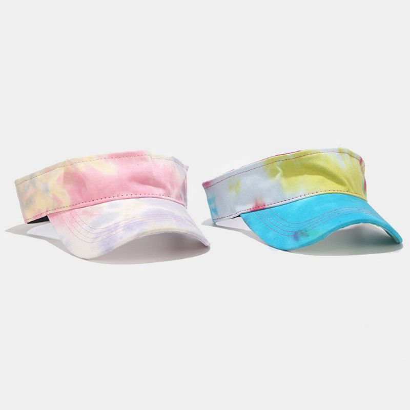 Color Tie-dye Empty Top Hat Sonnenhut Für Den Außenbereich