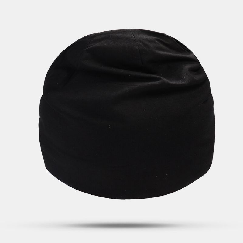 Damen Beanie-mütze Mit Ethnischer Stickerei Baumwolle Elastische Atmungsaktive Turban-mütze