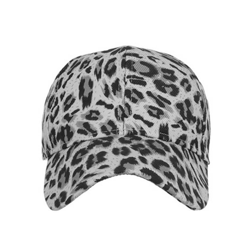 Damen Herren Leopard Baseball Cap Atmungsaktiver Sonnenhut