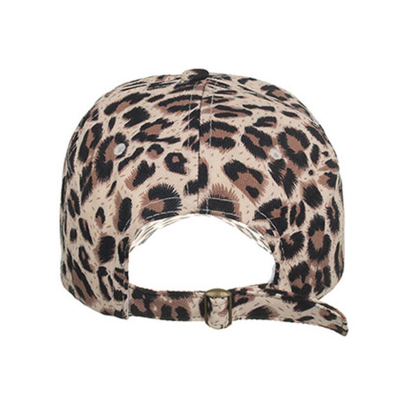 Damen Herren Leopard Baseball Cap Atmungsaktiver Sonnenhut