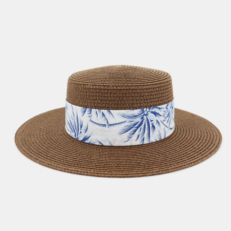 Damen Sonnenschutz Reise Strand Sonnenhut Elegant Bowknot Jazz Hat Flacher Hut Strohhut