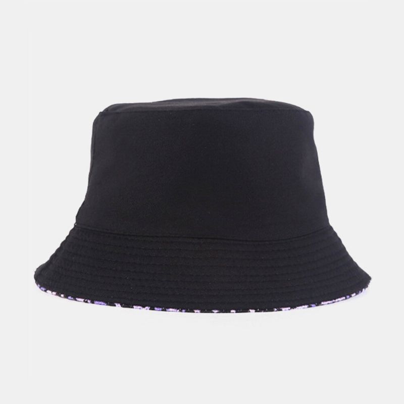 Doppelseitig Zu Tragender Damen-bucket Hat Mit Zebra-kuh-panda-muster Modischer Lässiger Allgleiches-sonnenschutz-strandhut