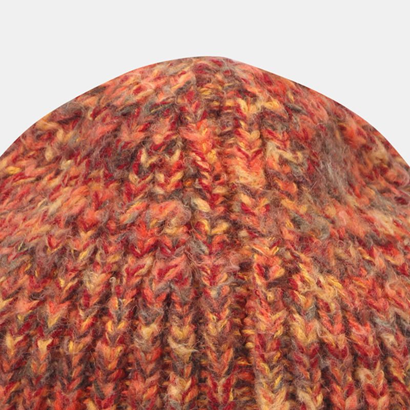 Grob Gestrickte All-match Warmth Beanie-mütze Für Damen