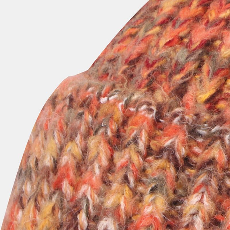 Grob Gestrickte All-match Warmth Beanie-mütze Für Damen