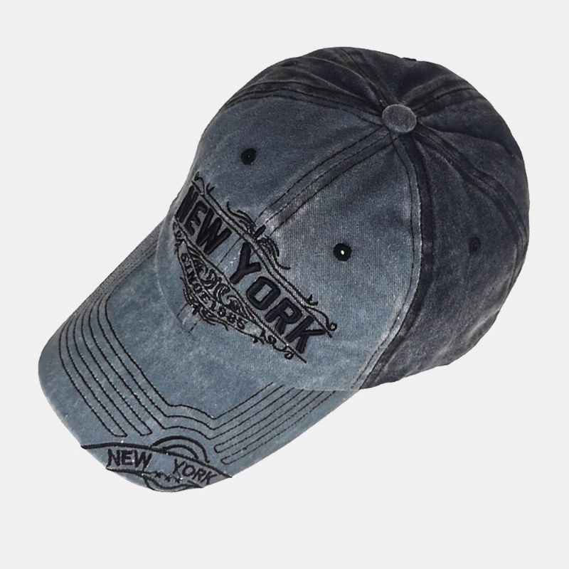 Herren Baseball Cap Dome Verstellbarer Buchstabe Stickmuster Outdoor Sonnenschutz Hut