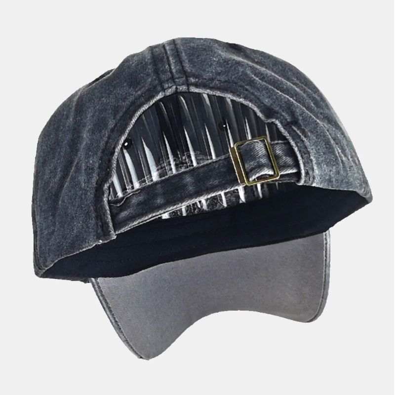 Herren Baseball Cap Dome Verstellbarer Buchstabe Stickmuster Outdoor Sonnenschutz Hut