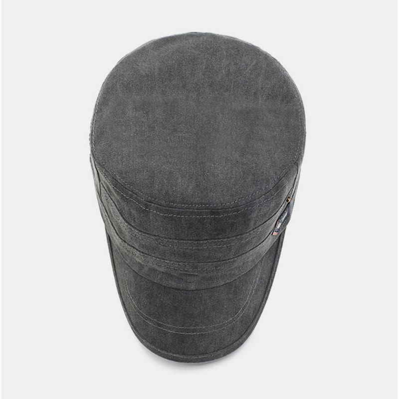 Herren Baumwolle Letter Labeling Outdoor Sonnenschirm Casual Military Cap Schiebermütze Schirmmütze