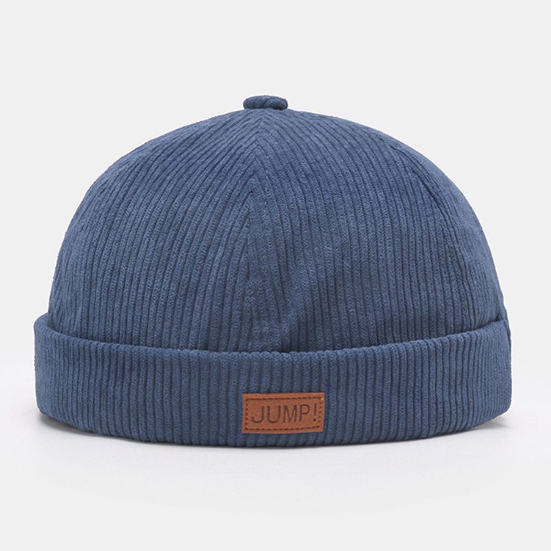 Herren-hut Für Vermieter Einfarbig Streifen Patchwork Verstellbar Totenkopf-mütze Beanie