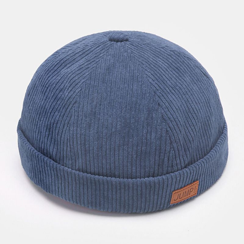 Herren-hut Für Vermieter Einfarbig Streifen Patchwork Verstellbar Totenkopf-mütze Beanie