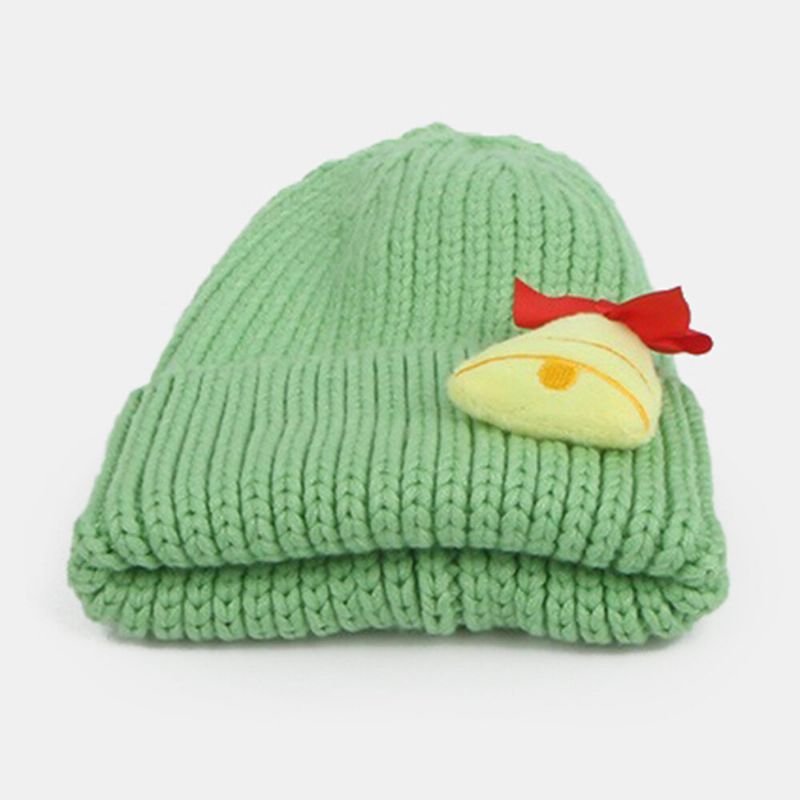 Herren Strickmütze Weihnachten Cartoon Dekoration All-match Wärme Brimless Beanie Mütze Für Damen