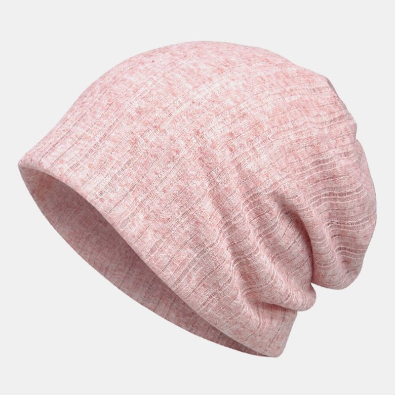 Hohle Atmungsaktive Beanie-mütze Sonnencreme Dünne Schal-mütze Dual-use-kappe