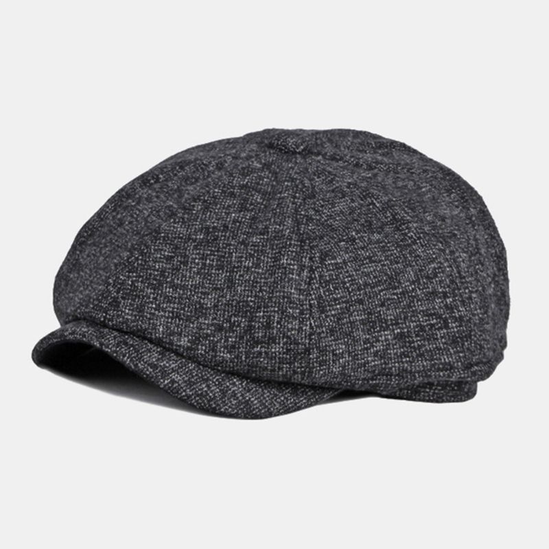 Männer Ballonmützen Britischer Casual Outdoor Sonnenschutz 8 Panel Ivy Cap Achteckiger Hut