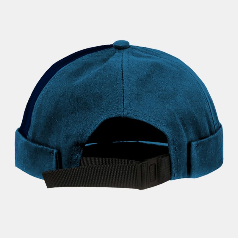 Männer Frauen Baumwolle Roboter Bär Drucken Patchwork Kreative Mode Street Trend Brimless Beanie Landlord Cap Skull Cap