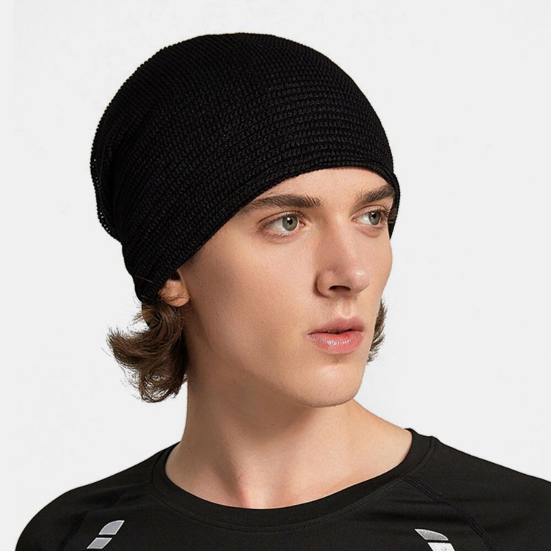 Multifunktions-mesh Atmungsaktiv Schweißabsorbierend Hip-hop-sportstirnband Schal Beanie-mütze