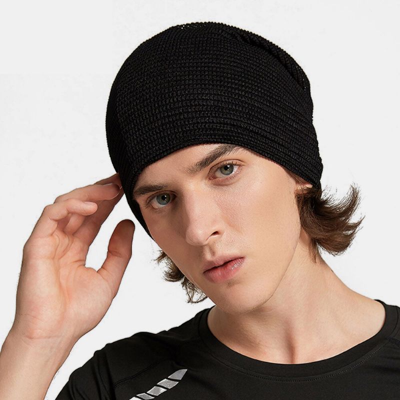 Multifunktions-mesh Atmungsaktiv Schweißabsorbierend Hip-hop-sportstirnband Schal Beanie-mütze