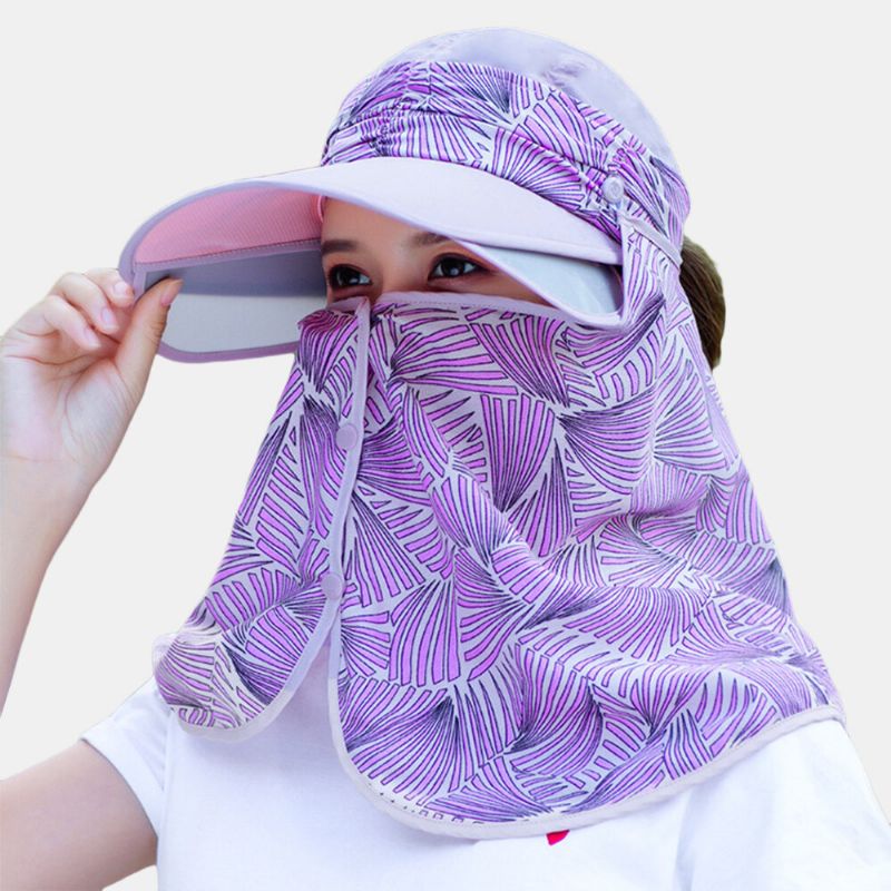 Outdoor-sonnenschutz-gesichtsmaskenhut Mit Sonnenblende