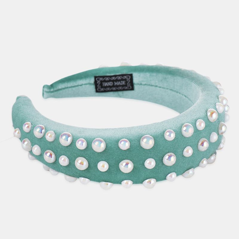 Pearl Sponge Headband Mehrfarbiges Damen-stirnband