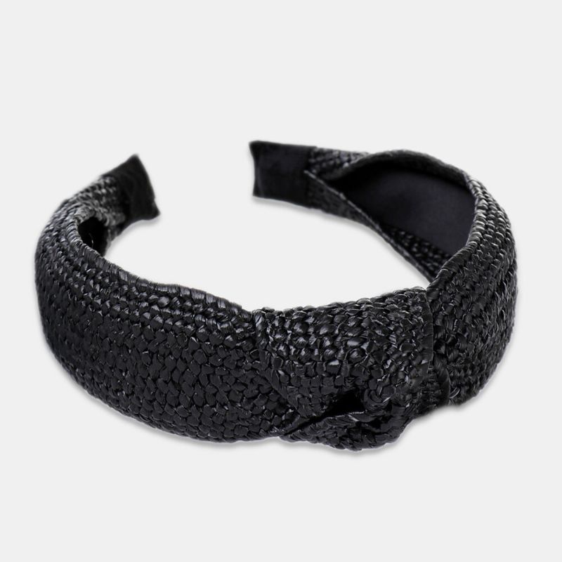 Schlichtes Handgewebtes Lafite-stirnband Damen-accessoires