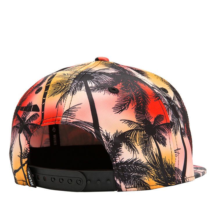 Tropical Wind Coconut Flat Hat Blatt Hip Hop Hat Baseball Cap