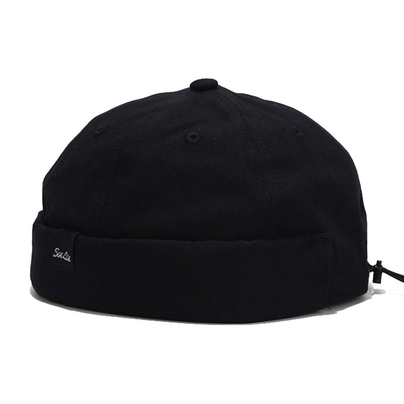 Unisex-baumwolle Lässige Mütze Mit Kordelzug Und Verstellbarer Krempe Landlord Hat Skull Cap