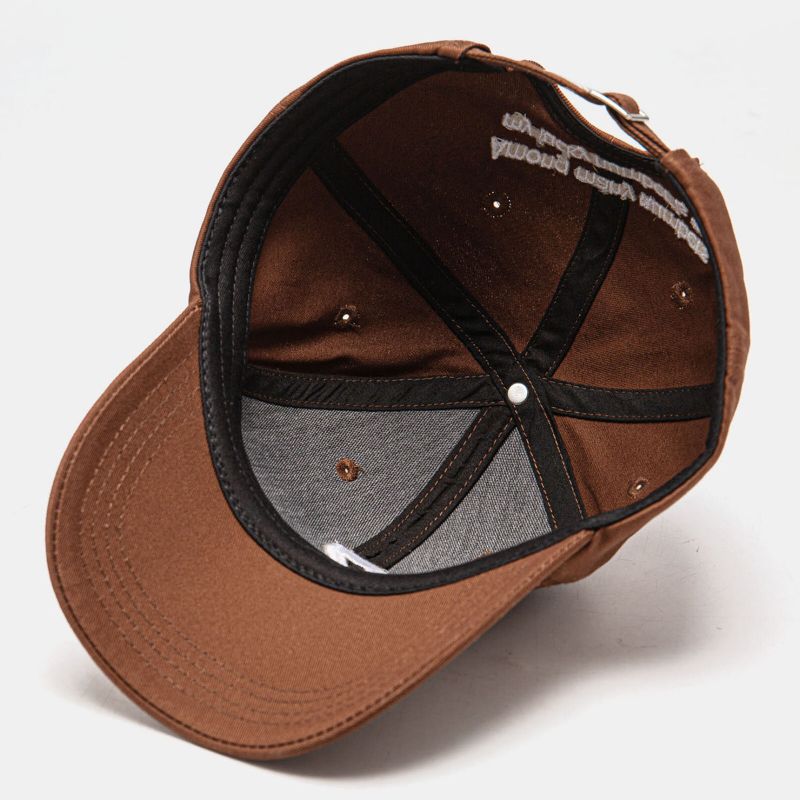 Unisex Baumwolle Nummer 7 Muster Dreidimensionale Stickerei Fashion Sunshade Baseball Caps