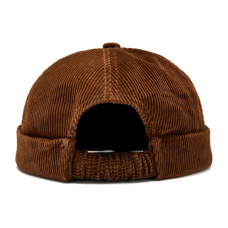 Unisex Cord Bestickt H G Patten Lässige Randlose Beanie Landlord Hat Skull Cap