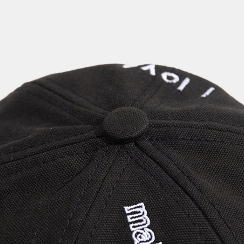 Unisex Cotton Dome Letter Slogan Stars Embroidered Patch Skull Cap Fashion Casual Beanie Melon Cap Landlord Cap Harbor Hat