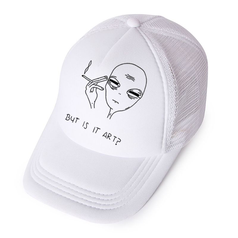 Unisex Head Smoking Pattern Baseball Cap Schnell Trocknender Visor Fashion Hat