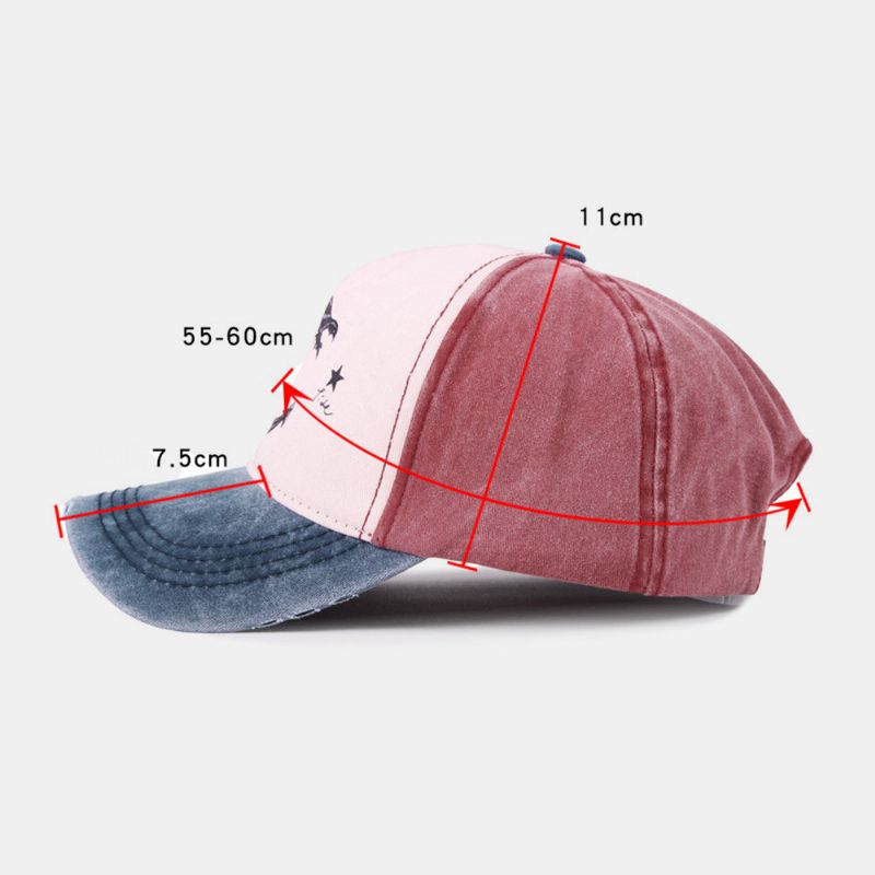 Unisex Make-old Piratenschiff Ankermuster Ivy Cap Outdoor Sonnencreme Baseballmützen Stretch Fit Cap