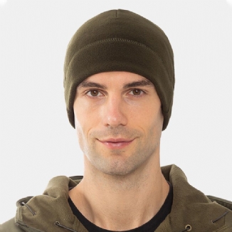 Unisex-mütze Einfarbig Kälteschutz Wärme Polarfleece-mütze Outdoor-sport Skifahren Reiten Randlose Beanie-mütze