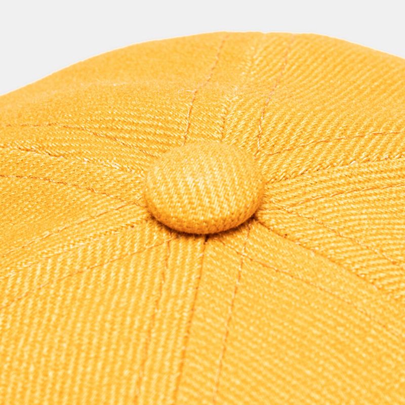 Unisex Polyester Baumwolle Einfarbig Rivet Pu Label All-match Brimless Beanie Landlord Cap Skull Cap