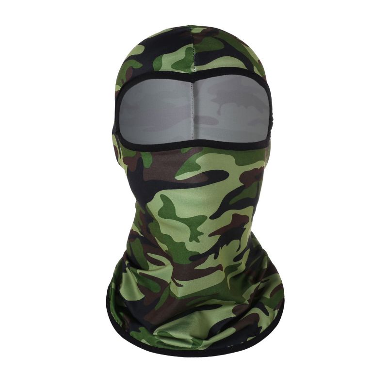 Unisex Polyester Camouflage Casual Outdoor Reiten Atmungsaktiv Winddicht Sonnenschutz Nackenschutz Gesichtsmaske Beanie Mützen