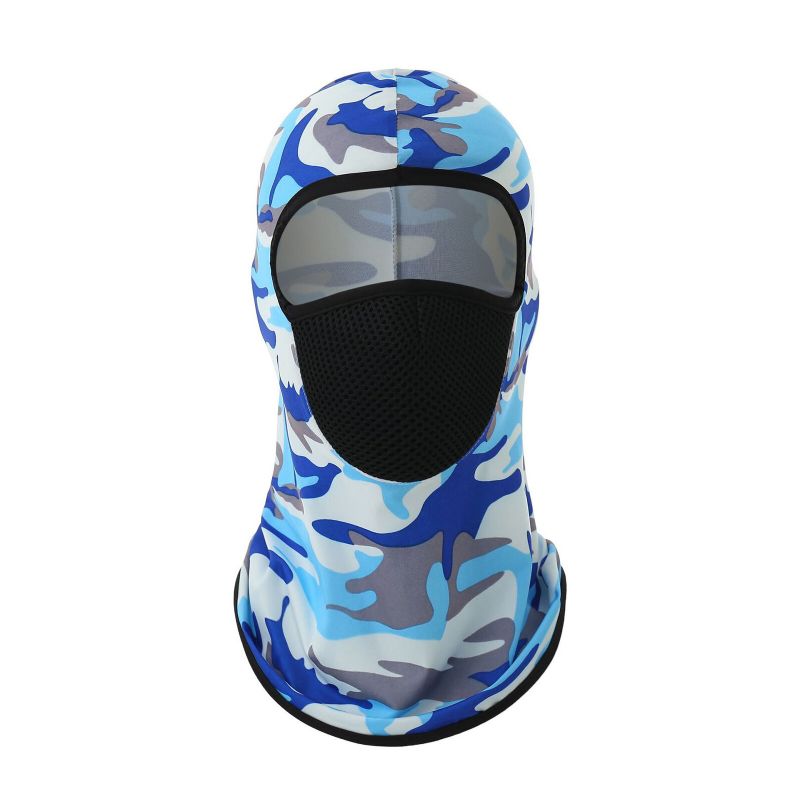 Unisex Polyester Camouflage Lässig Outdoor Reiten Atmungsaktiv Winddicht Sonnenschutz Nackenschutz Mesh Gesichtsmaske Beanie Mützen