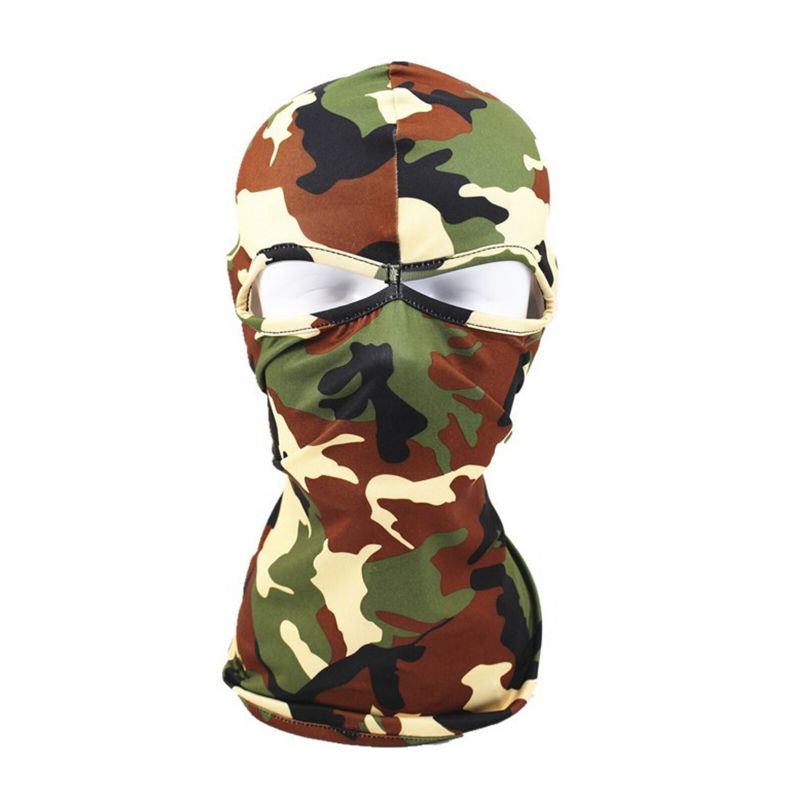 Unisex Polyester Camouflage Lässig Outdoor Reiten Winddicht Sonnenschutz Nackenschutz Gesichtsmaske Beanie Mützen