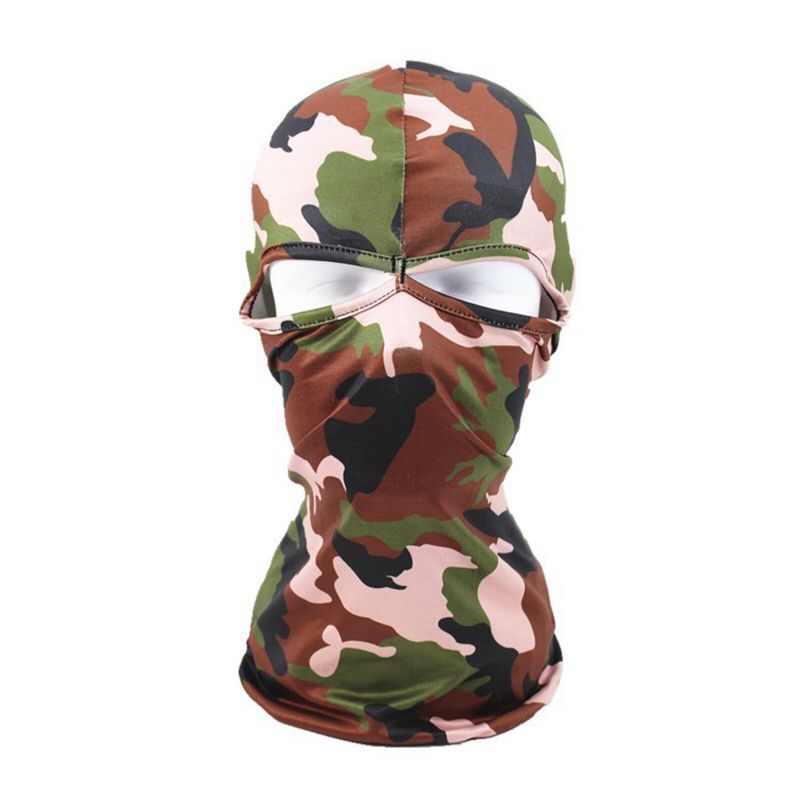 Unisex Polyester Camouflage Lässig Outdoor Reiten Winddicht Sonnenschutz Nackenschutz Gesichtsmaske Beanie Mützen