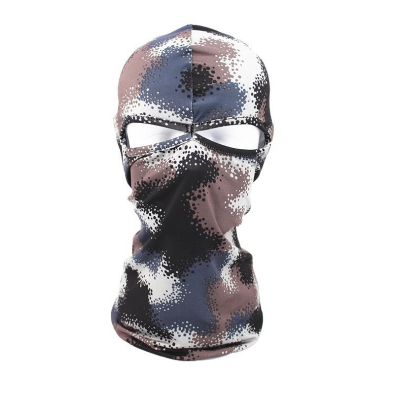 Unisex Polyester Camouflage Lässig Outdoor Reiten Winddicht Sonnenschutz Nackenschutz Gesichtsmaske Beanie Mützen